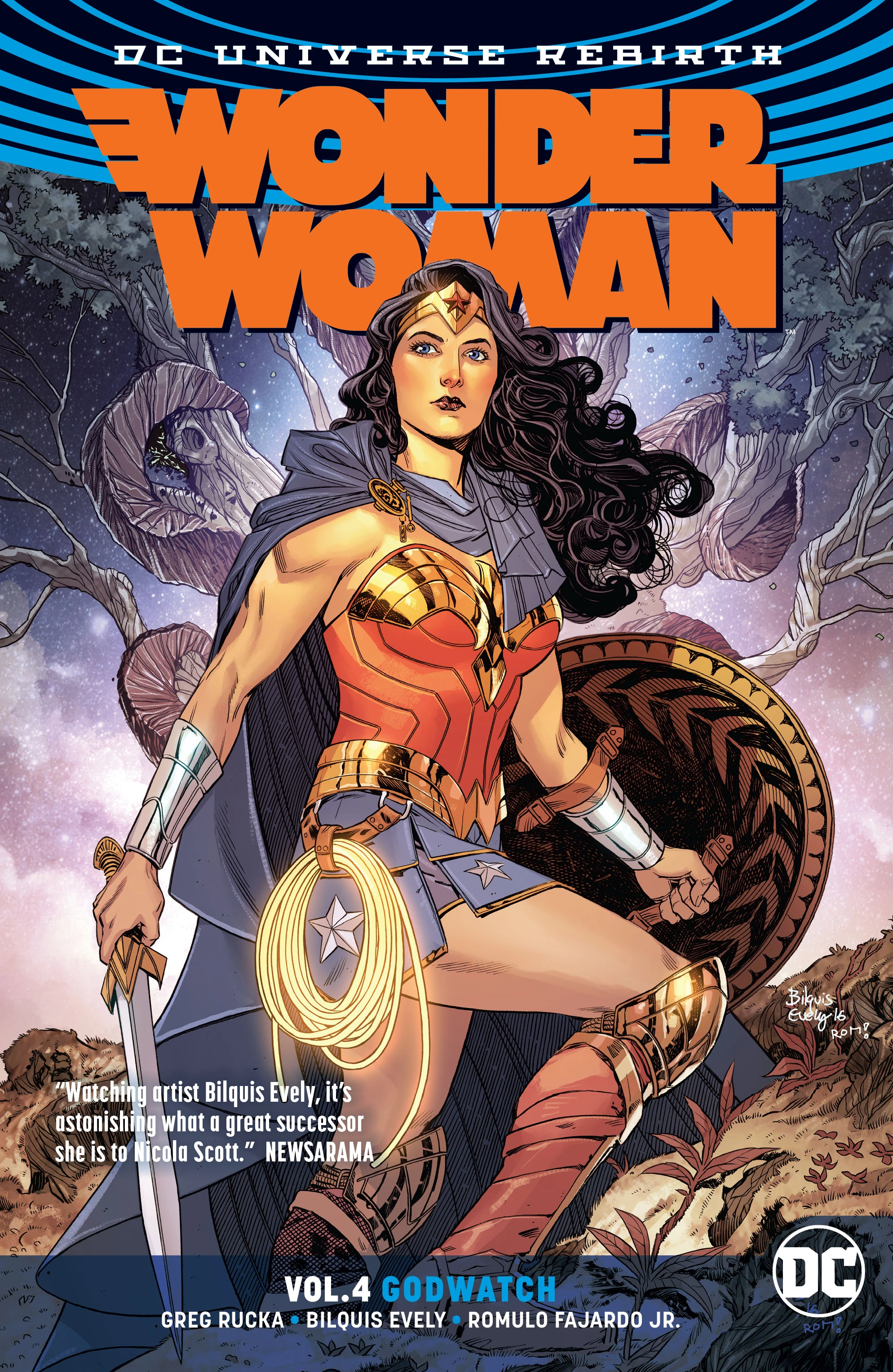 Wonder Woman Vol. 4: Godwatch (DC, 2017) cover